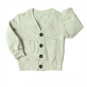 NWT Little Bipsy Green Sweater Cardigan 3/6M